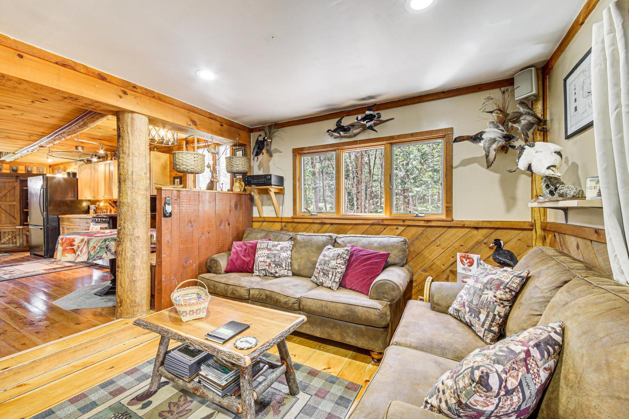 Rustic Searsport Cabin Loft And Sunroom On 10 Acres מראה חיצוני תמונה