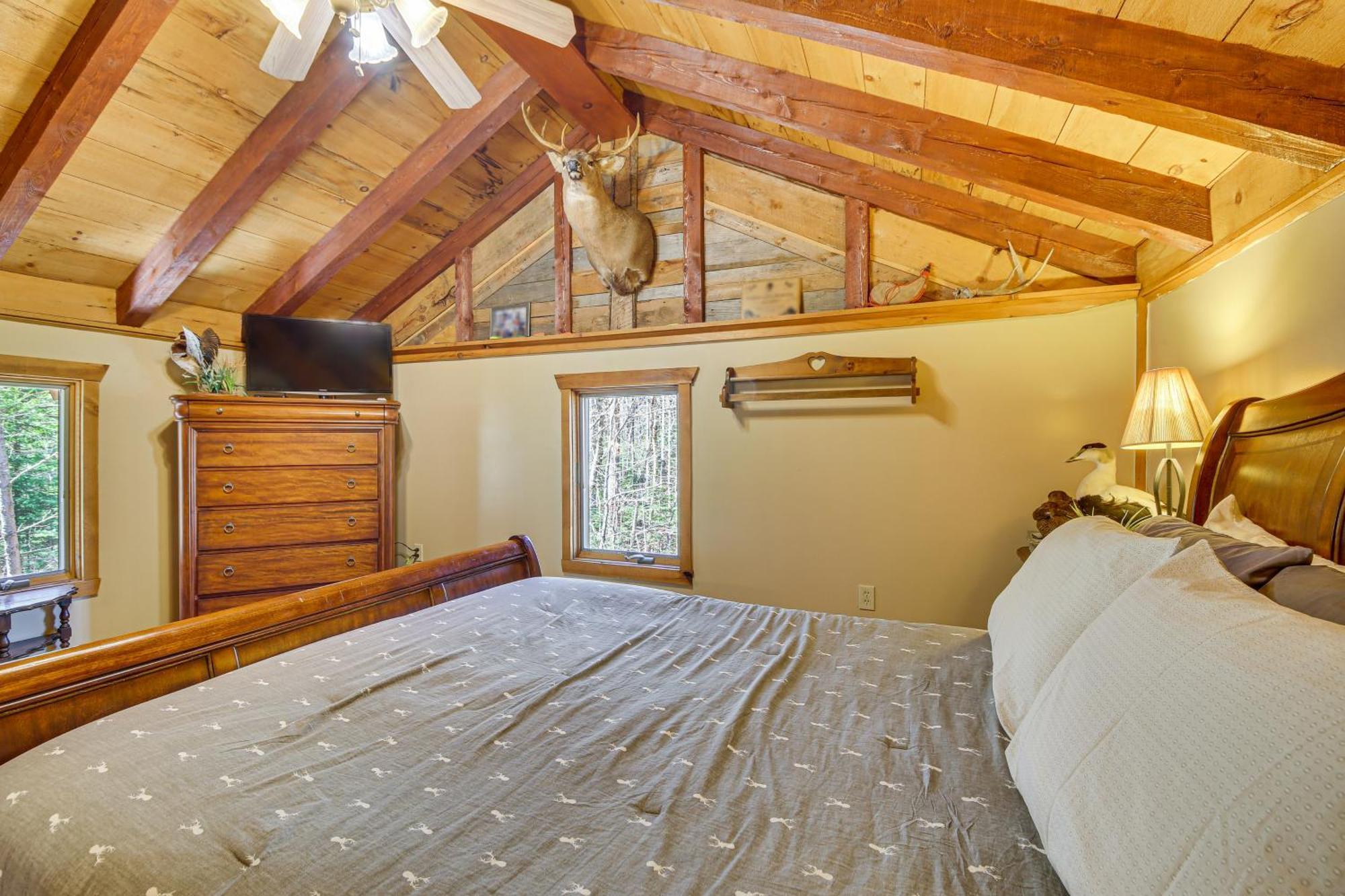 Rustic Searsport Cabin Loft And Sunroom On 10 Acres מראה חיצוני תמונה
